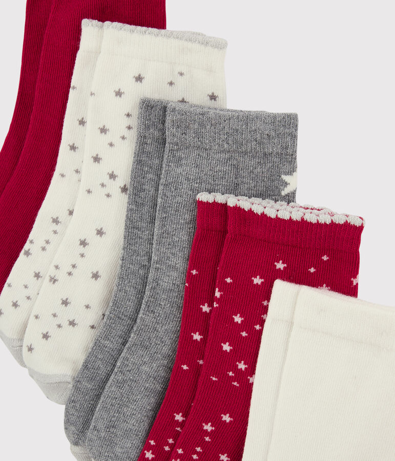 Lot de paires de chausettes fille multicouleur