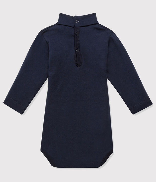 Body col roul&eacute; b&eacute;b&eacute; mixte bleu marine