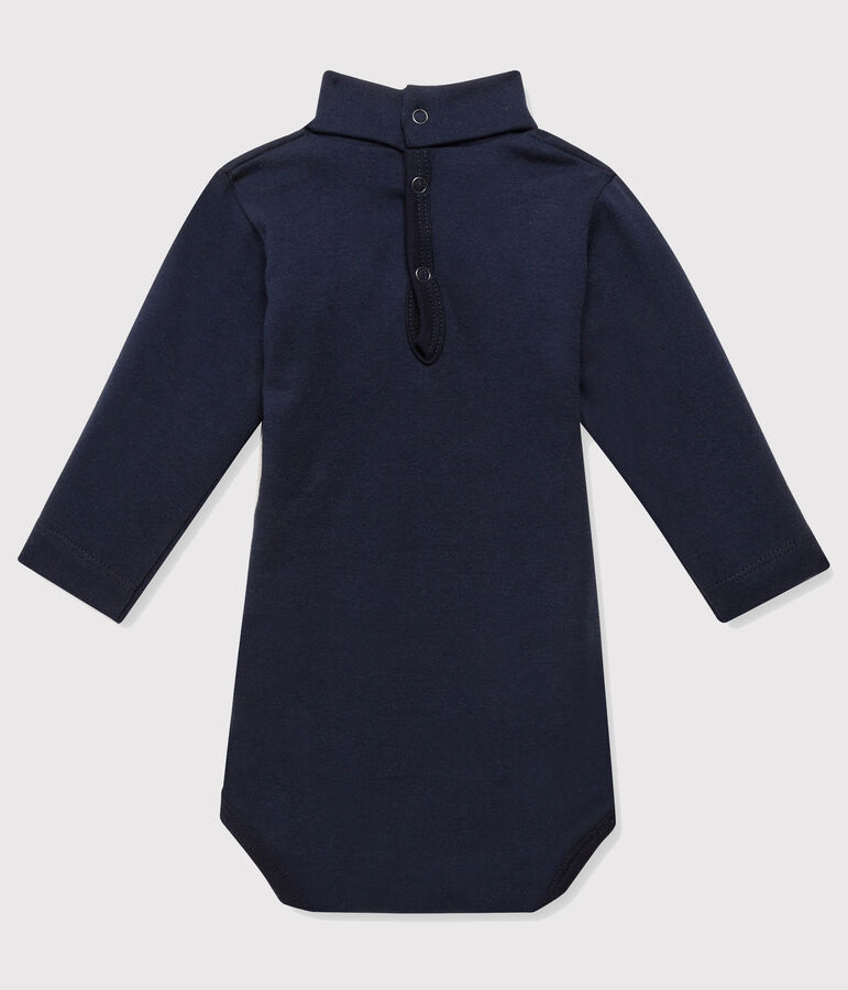 Body col roul&eacute; b&eacute;b&eacute; mixte bleu