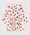Robe enfant en coton manches longues imprimée blanc AVALANCHE/ MULTICO