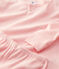 Pyjama uni  en coton et lyocell enfant rose MINOIS