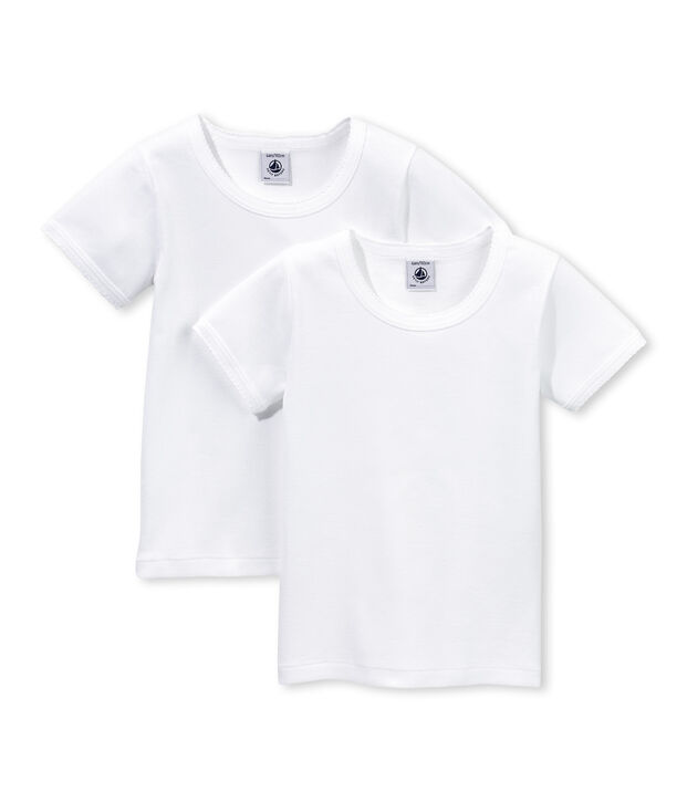 Duo de tee-shirts manches courtes petite fille multicouleur