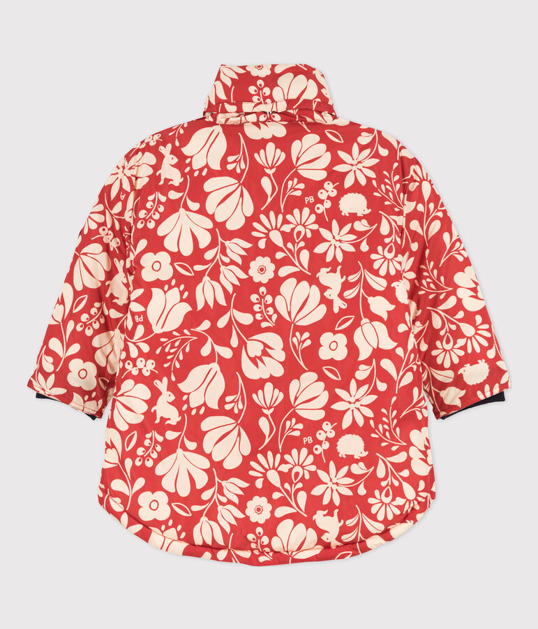 Doudoune mi-longue imprim&eacute;e enfant fille CASIMIR/ AVALANCHE