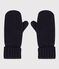 Moufles en tricot doublé en polaire enfant garçon-fille bleu SMOKING