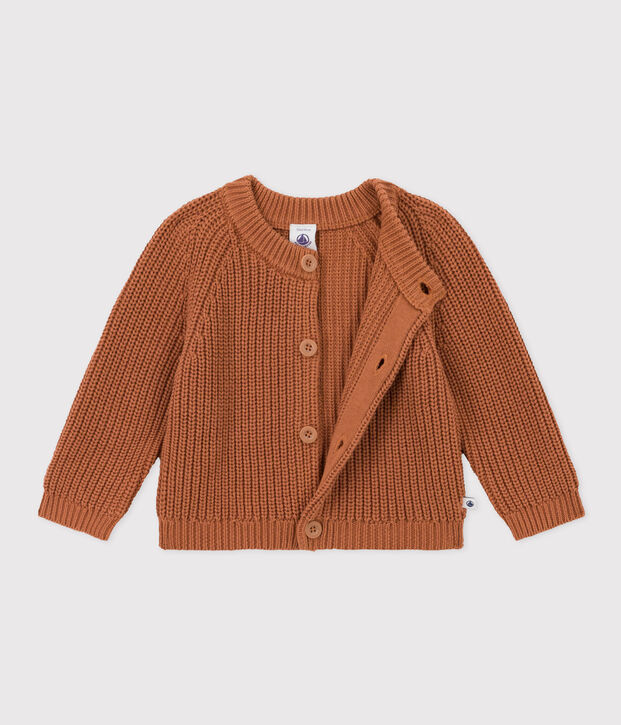 Cardigan en tricot de coton b&eacute;b&eacute; ALEZAN