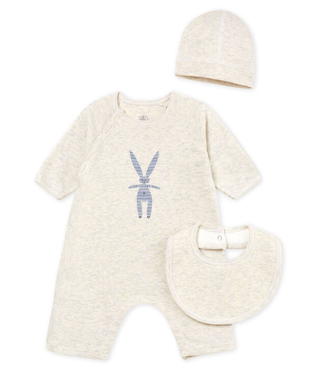 Coffret cadeau 3 pi&egrave;ces b&eacute;b&eacute; mixte multicouleur