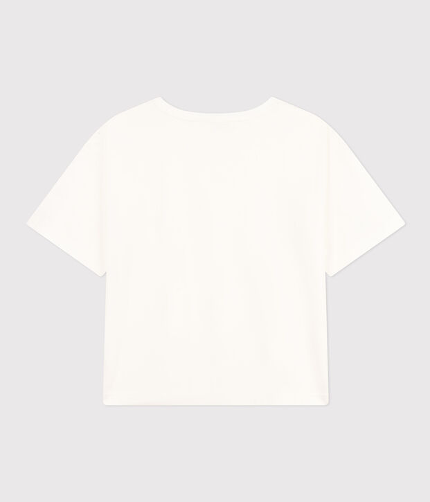 Tee-shirt le Boxy en coton femme blanc