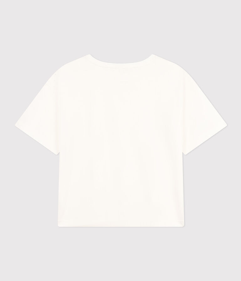 Tee-shirt le Boxy en coton femme blanc