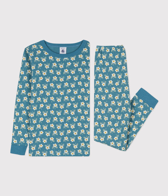 Pyjama ajusté petite fille en coton POLOCHON/ MULTICO