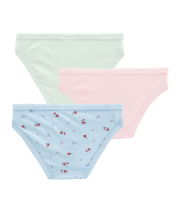 Trio de culottes petite fille multicouleur