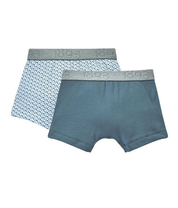 Lot de 2 boxers gar&ccedil;on blanc