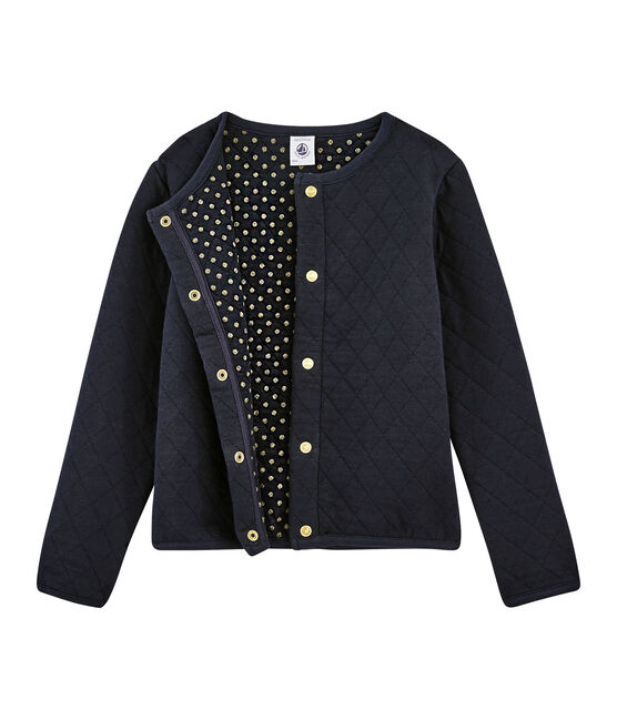 Cardigan enfant fille bleu SMOKING