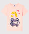 Tee-shirt manches courtes enfant fille rose MINOIS