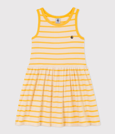 Robe sans manches en coton enfant fille