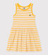 Robe sans manches en coton enfant fille