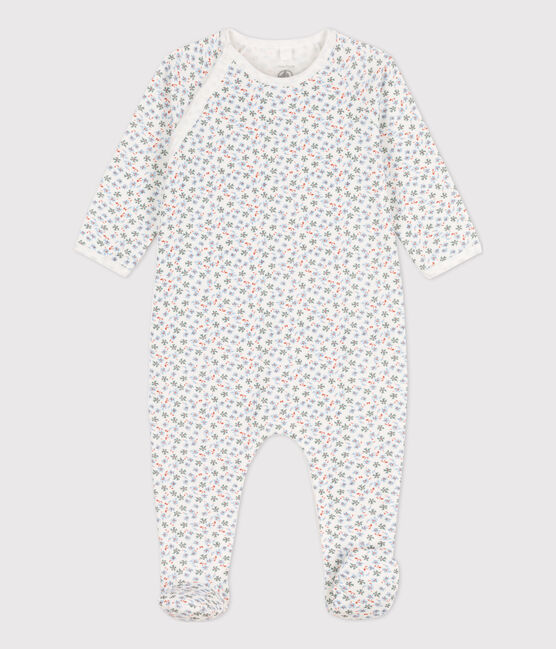 Dors bien imprimé bébé en molleton blanc MARSHMALLOW/blanc MULTICO
