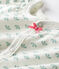 Combicourt bébé fille en côte blanc MARSHMALLOW/blanc MULTICO