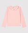 Tee-shirt manches longues en coton enfant fille rose MINOIS