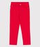 Pantalon en denim enfant fille / garçon rouge PEPS