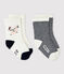 Lot de 2 chaussettes à motif bébé fille variante 1