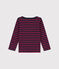 Marinière en jersey enfant garçon bleu SMOKING/rouge ROUGE