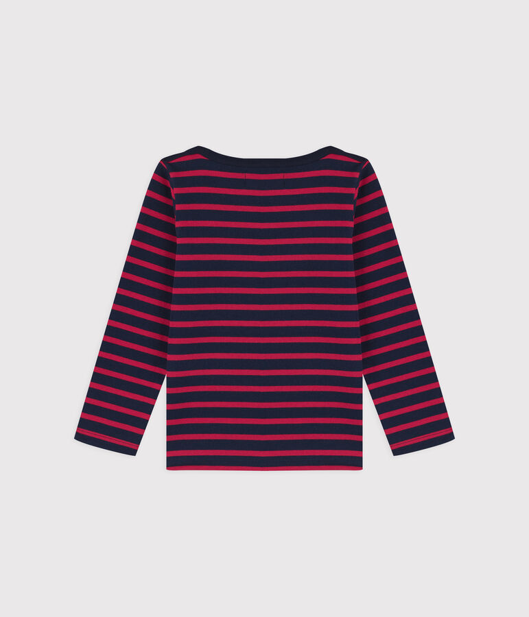 Marini&egrave;re en jersey enfant gar&ccedil;on bleu/rouge