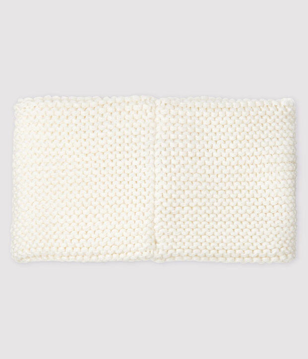 Snood uni b&eacute;b&eacute; fille blanc