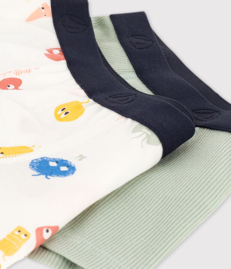 Lot de 2 boxers petit gar&ccedil;on &eacute;motions en coton et lyocell variante 1