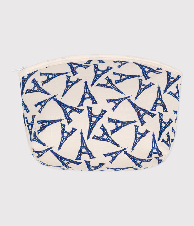 Pochette Paris &eacute;cru/multicouleur