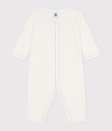 Pyjama bébé en coton sans pieds imprimé petits pois