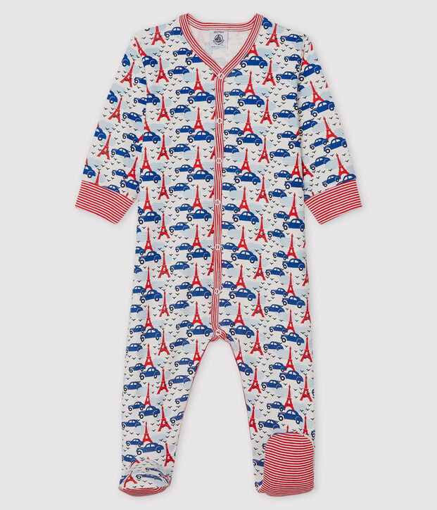 Dors bien b&eacute;b&eacute; en c&ocirc;te blanc/multicouleur