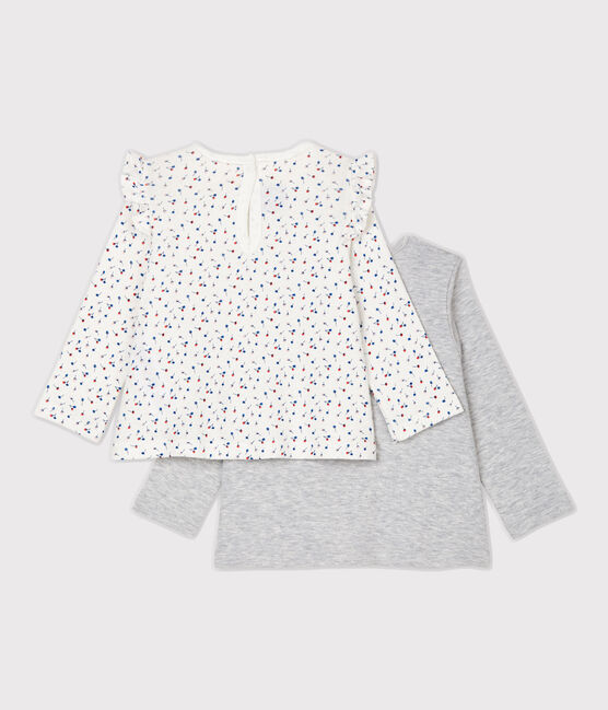 Lot 2 blouses en coton bébé. variante 2
