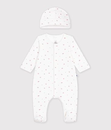 Coffret cadeau naissance en coton imprimé