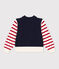 Pull marin en coton enfant fille / garçon blanc MARSHMALLOW/blanc MULTICO
