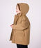 Parka enfant mi-longue unie marron ROCHE