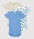 Lot de 3 bodies singes manches courtes en coton