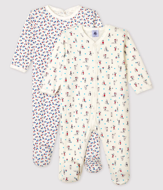 Lot de 2 dors-bien bébé fille en côte variante 1