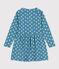 Robe fleurie manches longues en tubique enfant fille POLOCHON/ MULTICO