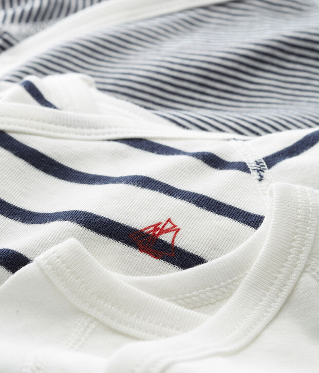 Trio de bodies naissance b&eacute;b&eacute; mixte multicouleur