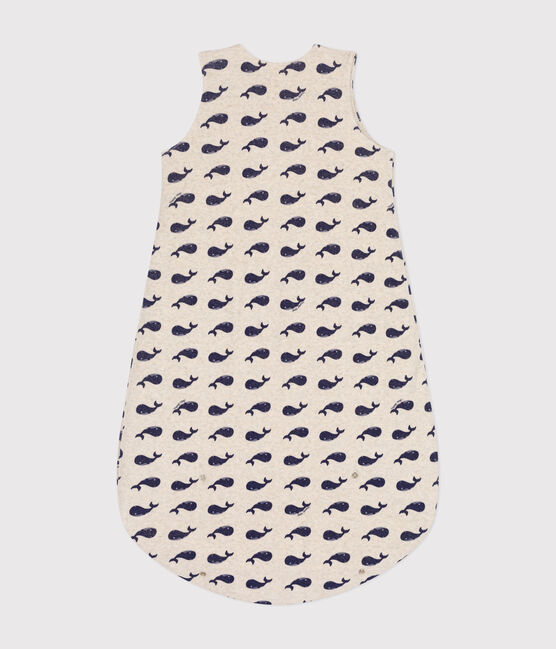 Gigoteuse baleine  en velours bébé TOG 3 beige MONTELIMAR/bleu MEDIEVAL
