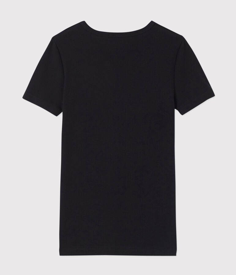 T-shirt manches courtes col V Homme noir