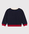 Sweatshirt imprimé en molleton enfant fille / garçon bleu SMOKING