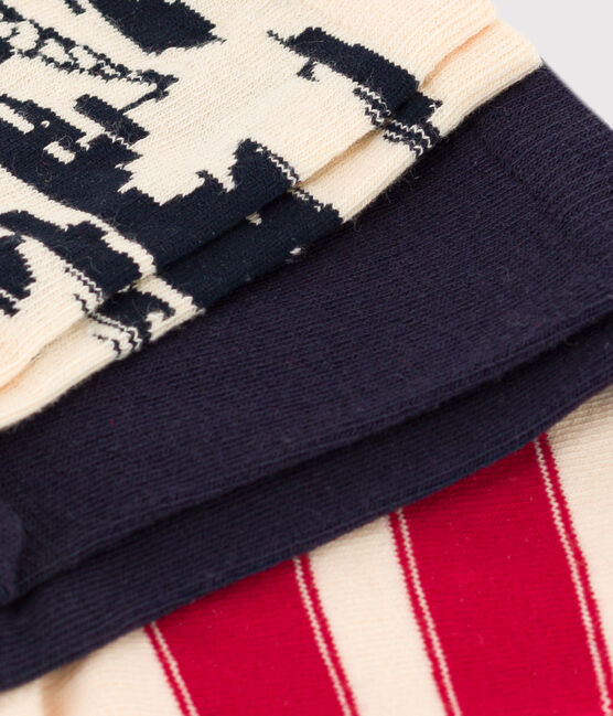 Lot de 3 paires de chaussettes port en jersey de coton enfants variante 1