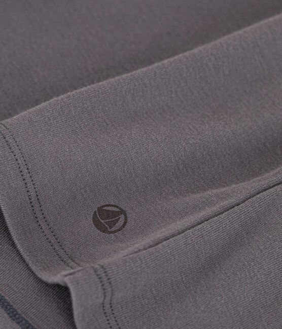 Tee-shirt L'ICONIQUE col rond en coton Femme gris BONGRIS