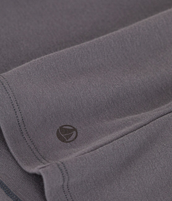 Tee-shirt L'ICONIQUE col rond en coton Femme gris BONGRIS