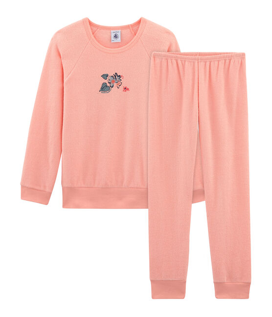 Pyjama petite fille en bouclette éponge grattée ROSAKO