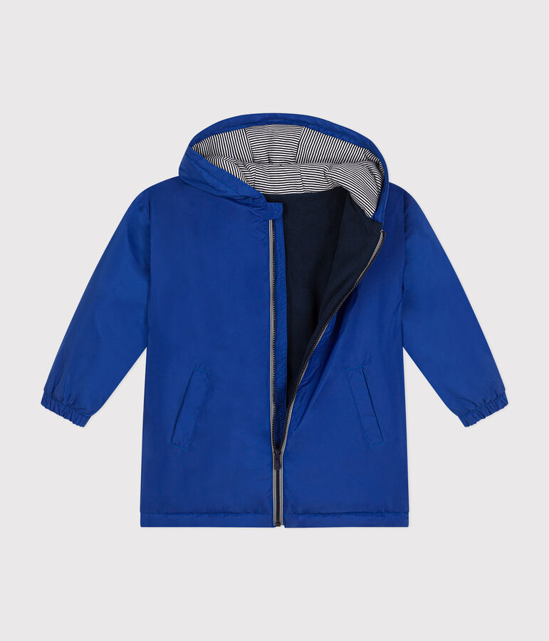 Coupe-vent chaud enfant gar&ccedil;on bleu CALVIN