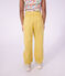 Pantalon enfant en coton jaune