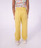 Pantalon enfant en coton jaune