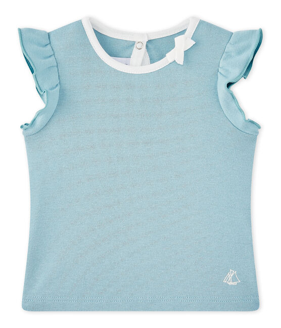 T-shirt bébé fille bleu MIMI